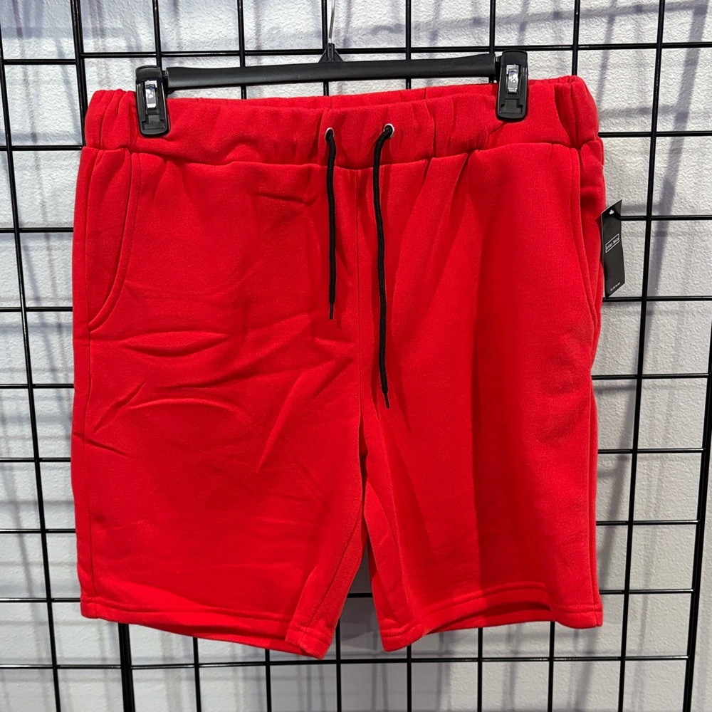 Mens Red Athletic Shorts